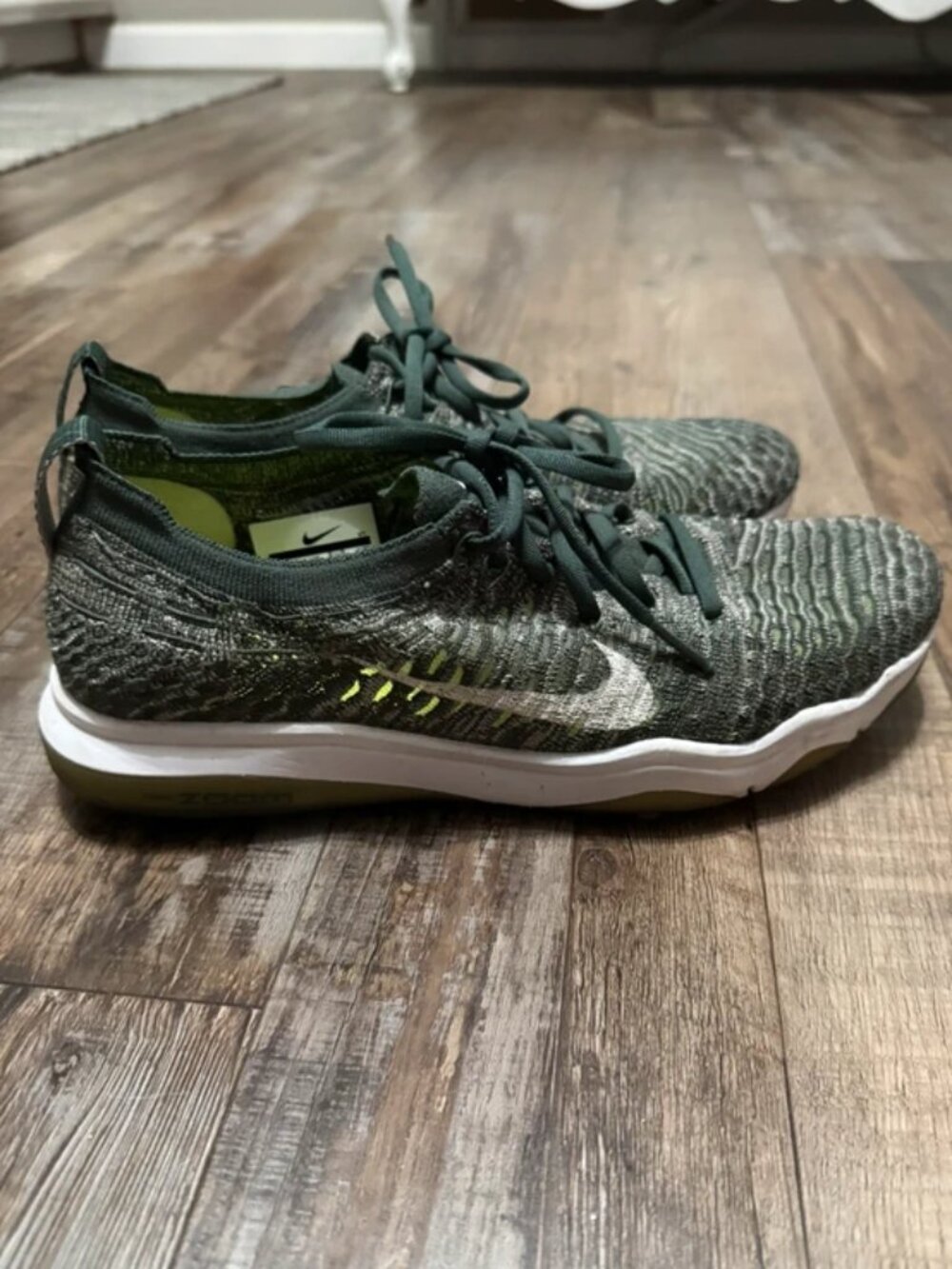 Nike Zoom Fearless Flyknit Women's Training Shoes - Olive (US 7.5 / EU 38.5 / UK